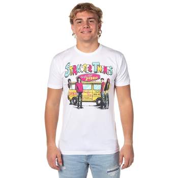 Strangers Things Men's Surfer Boy Pizza Van And Crew T-Shirt Tee Adult