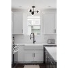 Urban Ambiance Luxury Minimalist Indoor Ceiling Light,  10-5/8''H x 22"W x 22''D,  Matte Black Finish, UHP4446 - 2 of 4