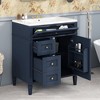 NicBex 30" Bathroom Storage Cabinet with Sink, Bathroom Vanity, 2 Drawers and 1 Spacious Cabinet Door for Bathroom - 4 of 4