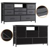 Homhougo TV Stand for TVs up to 55" Dark Grey - 4 of 4