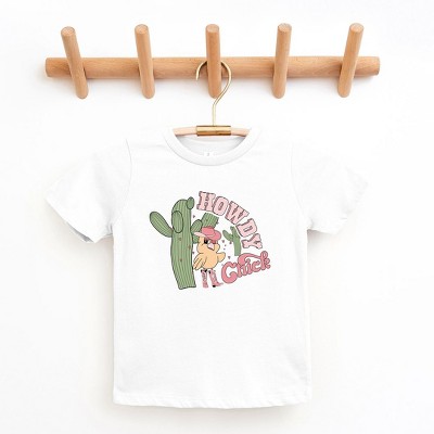 The Juniper Shop Howdy Chick Toddler Short Sleeve Tee