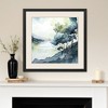 HomeRoots Whispers in the Wind Modern Landscape Black Framed Wall Art - 2 of 4