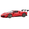 2023 Ferrari 296 Challenge Rosso Corsa Red With Display Case Limited Edition to 36 pieces 1/18 Diecast Model Car by BBR - 2 of 4