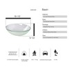 ELECWISH 28 Inch Bathroom Vanity, Pink Corner Bathroom Vanity with Open Shelves, Floating Bathroom Vanity for Small Space, Wall Mounted Bathroom Vanity Without Sink or Mirror - 4 of 4