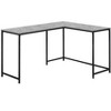 NicBex L-Shaped Home Office Desk Modern Computer Desk with Wooden Desktop, Metal Base for Office, Study - 3 of 4
