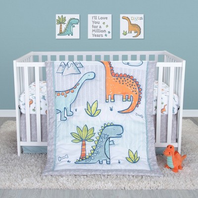 Sammy & Lou Dinosaur Million Years Crib Bedding Set - 4pc