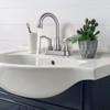 4" Centerset Bath Faucet with 360� Swivel Spout & Pop-Up Drain, Brushed Nickel - 2 of 4