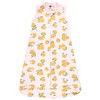 Hudson Baby Infant Girls Interlock Cotton Sleeveless Sleeping Bag, Citrus Orange - 3 of 4