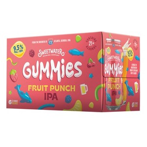 SweetWater Gummies Tropical IIPA - 6pk/12 fl oz Cans - 1 of 4