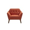 NicBex Accent Chair Upholstered Living Room Chair Comfy Chair Reading Chair for Reading Room, Bedroom - 2 of 4