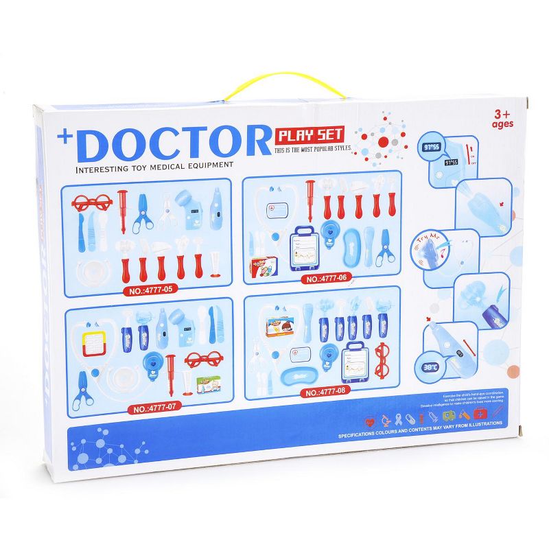 Link Worldwide Medical Doctor Hospital Kit Playset Pretend Play Toy Comes With 16 Different Medical Toy Tools, 3 of 11