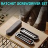 Topteng Ratchet Screwdriver Set with Telescoping Shaft, Magnetic Bit Storage, and 24 Precision Bits - 2 of 4