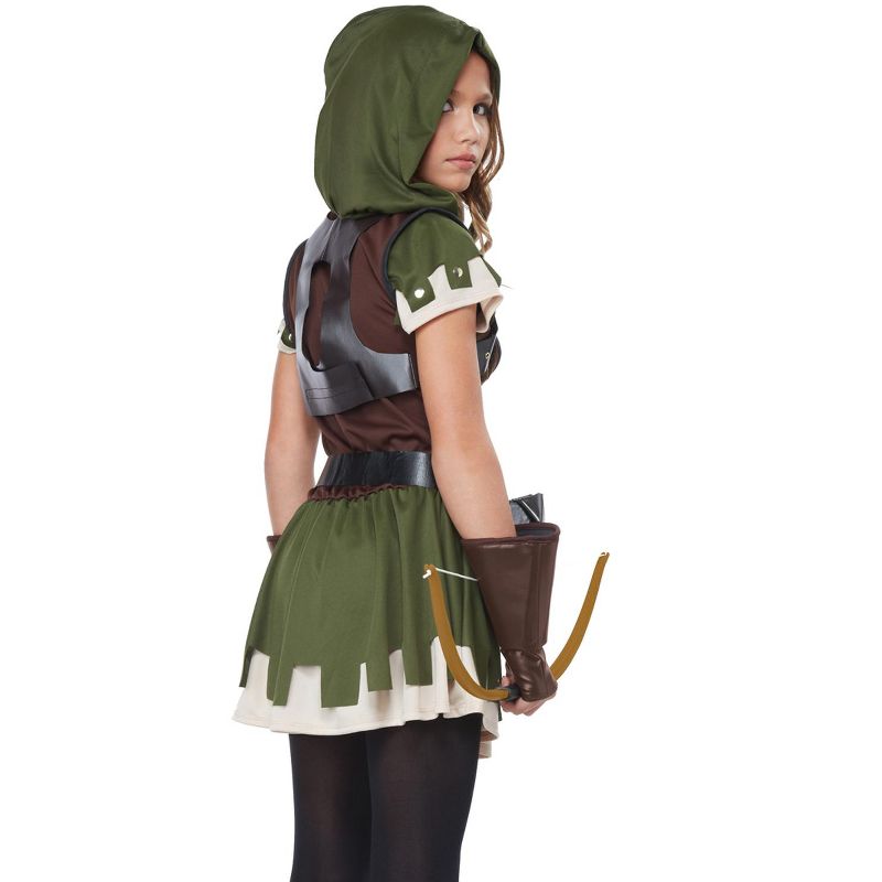 California Costumes Miss Robin Hood Tween Girls' Costume, 2 of 3
