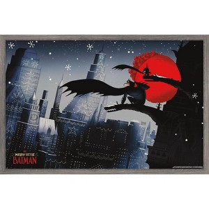Trends International DC Merry Little Batman - Key Art Framed Wall Poster Prints - 1 of 4