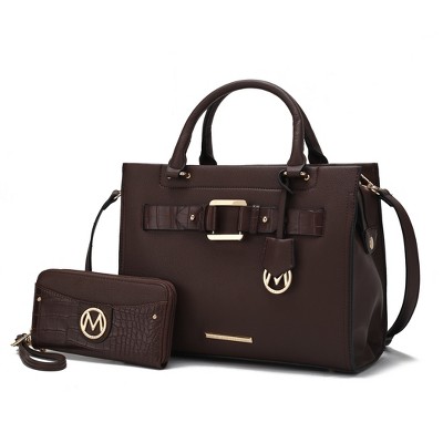 MKF Collection Virginia Vegan Leather Women’s Tote Bag with Wallet by Mia K