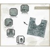 Cloud Comfort Microfiber Bathroom Rug, Non Slip Bath Mat Water Absorbent Soft Microfiber Shaggy Mat Machine Washable, Thick Plush Rugs for Shower - 4 of 4