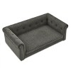 Rectangle Dog Beds With Removable Washable Cover,Modern Elevated Dog Sofa Bed,Dog Bed For Large Dog -The Pop Home - 4 of 4