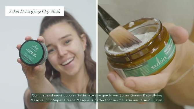 Sukin Detoxifying Clay Facial Masque - 3.38 fl oz, 2 of 12, play video