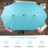 15ft Patio Umbrella with  Tilt Waterproof Sun Shade for Deck, Pool, Garden - 4 of 4