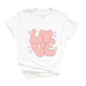 Simply Sage Market Valentines Love Pink Short Sleeve Tee - 1 of 4