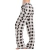 Just Love 100% Cotton Jersey Women Plaid Pajama Pants Sleepwear - 2 of 3
