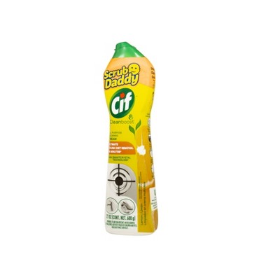 Scrub Daddy Cif All-Purpose Cleaners - Lemon - 21oz: Cleaners and Disinfectants, 21oz, Cream Form, For Ovens and Stoves