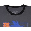 Dragon Ball Super Men's Goku Ramen Kanji Design Adult Anime Ringer T-Shirt - 4 of 4