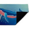 Stupell Industries Coastal Whale with Bubbles Printed Outdoor Door Mat, design by Darlene Seale, 18"x30" - 2 of 4