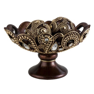 Moselle Decorative Bowl With Spheres