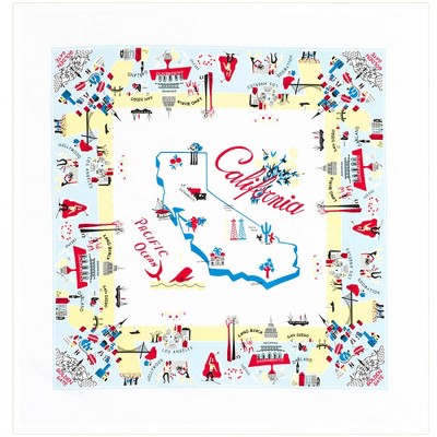 Decorative Towel 22.0" California Vibe Kitchen Retro Ca 100% Vinatge  -  Kitchen Towel