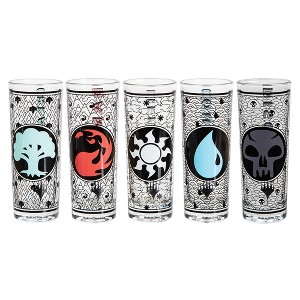 Magic: The Gathering Mana Symbol Shot Glasses 5-Pack - 1 of 4
