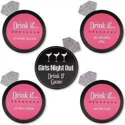 Sparkle and Bash 30-Pack Bachelorette Party Drink If Party Card Game 4.7 x 3.7 in Party Ideas Supplies
