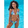 Women's Brushstroke Print Triangle Bikini Swimsuit Top - LASCANA - 2 of 2
