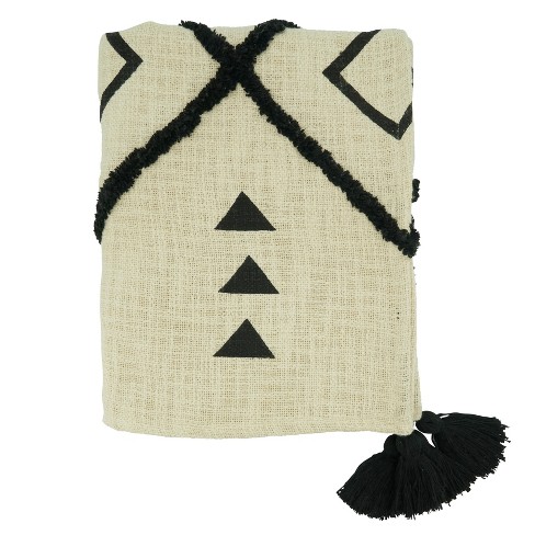 Saro Lifestyle Diamond Design Tufted Throw - image 1 of 4