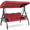 EROMMY 3 Seat Outdoor Porch Swing Chair - 2 of 4