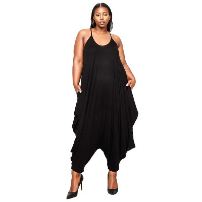 L I V D Women's Quinn Pocket Tulip Bottom Jumpsuit