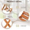 Karl Home |Patio Acacia Wood Folding Chair(Set Of 4) - 2 of 4