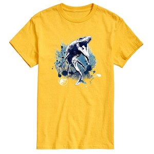 Men's - Jurassic Park - Mosasaurus Splatter Graphic Short Sleeve Graphic T-Shirt - 1 of 4
