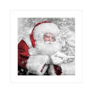 Santa's Little Friends by Bluebird Barn, Ready to Hang Framed Print, White Frame - 1 of 3