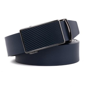 Braveman | Men's Sliding Buckle Adjustable Leather Ratchet Belt - 1 of 2