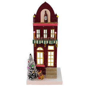 Cody Foster 13.75 In Brewery Christmas Putz House , Lightweight Christmas Decor Entertainment Beverage Putz Christmas (1PC) - 1 of 4