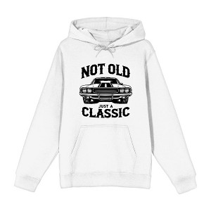 Not Old Just A Classic Adult Long Sleeve Hoodie - 1 of 3