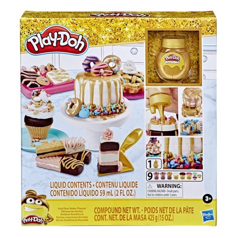Play-doh Gold Collection Gold Star Baker Playset : Target