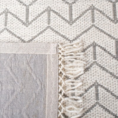 Ivory Square Hand-Knotted Wool Elegance Area Rug - 6' x 6'