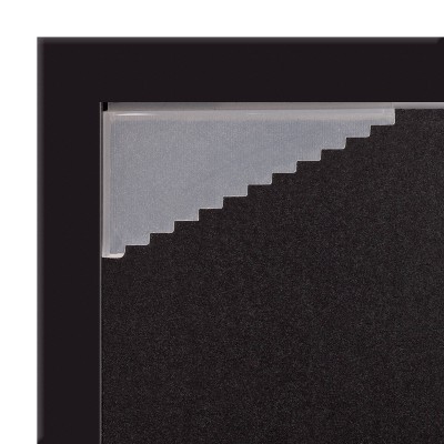 Classic 8x10 Black Wood Floating Frame with Glass