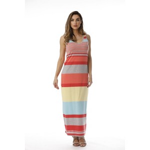 Just Love Summer Dresses Sleeveless Stripe Maxi Dress - 1 of 3