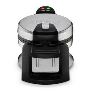 Cuisinart Flip Belgian Waffle Maker - Stainless Steel - WAF-F30: Nonstick, 180° Rotating, Adjustable Browning, Drip Tray - 1 of 4