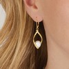 Ross-Simons 8.5-9mm Cultured Pearl Twisted Drop Earrings in 14kt Yellow Gold - 3 of 4