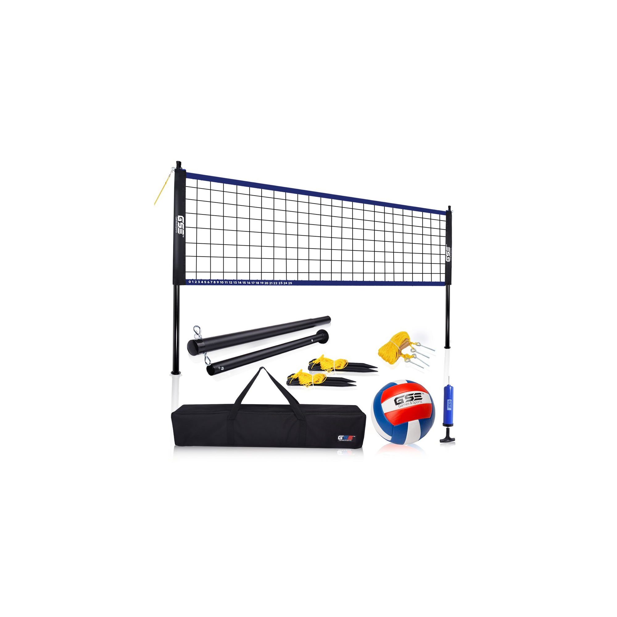 GSE Outdoor Portable Volleyball Net Set