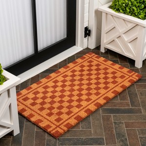 JONATHAN Y Peater Classic Casual Commercial Natural Coir Area Rug - 1 of 4
